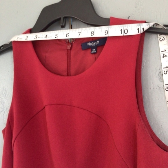 Dark red Madewell midi dress - Picture 8 of 13